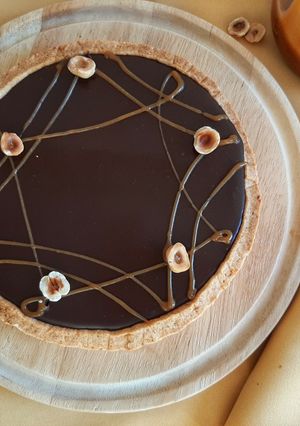 Foto di Crostata caramello salato e cioccolato
