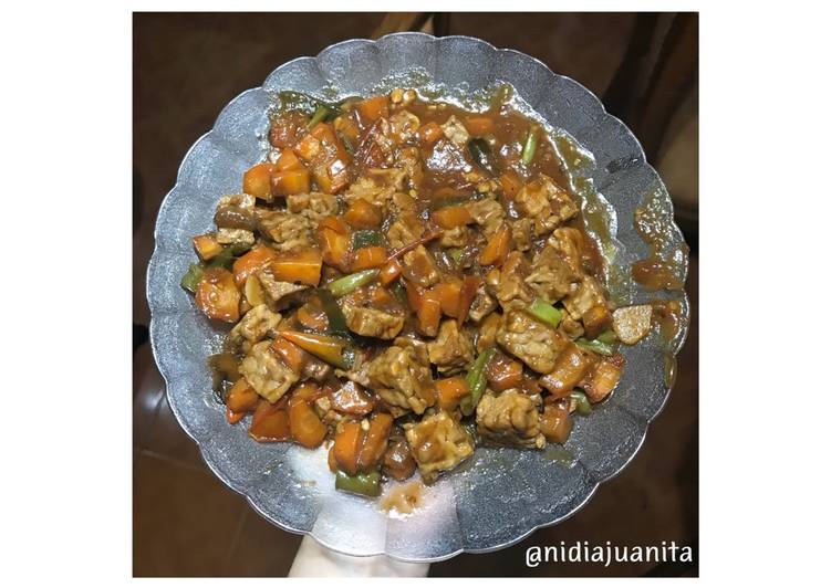 Tempe Kecap Wortel Buncis