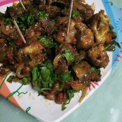 A picture of Gobhi Manchurian.