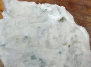 Una foto de Kéfir de Queso Crema con Jalapeños