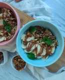Papas de Quinoa com Maçã e Banana