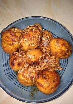 Foto resep Semur telur simple