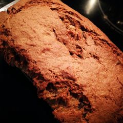 A picture of Cinnamon chocolate chip banana bread.
