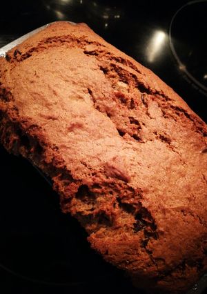A picture of Cinnamon chocolate chip banana bread.