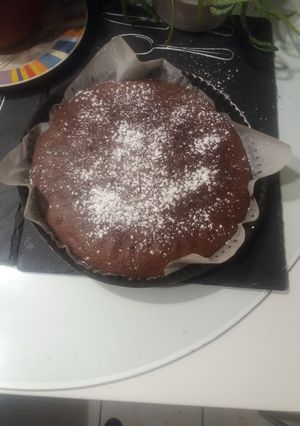 Una foto de Brownie de chocolate