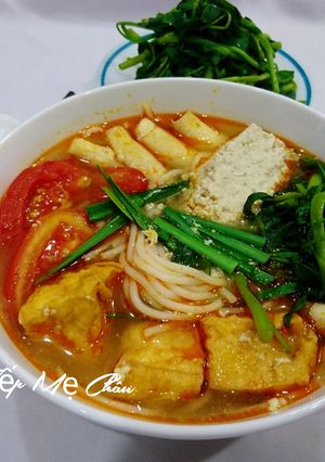 Hình của món Canh bún chay.