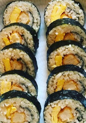 Foto resep Nasi goreng gulung nori