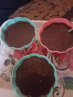 صورة لوصفة بودينج الشوكولاته