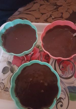 صورة لوصفة بودينج الشوكولاته