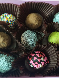 Hình của món Chocolate truffle.
