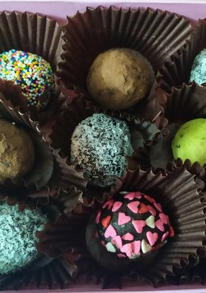Hình của món Chocolate truffle.