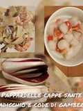 Pappardelle cappesante e radicchio di Treviso