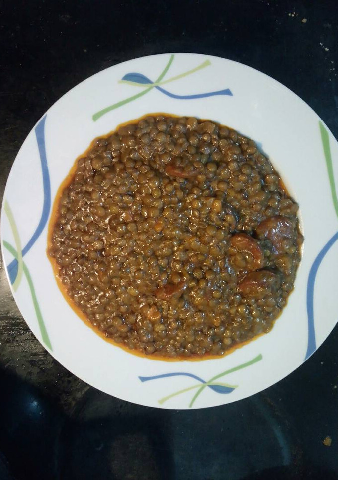 Una foto de Lentejas