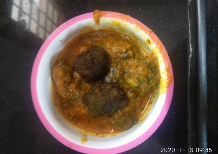 Recipe of Ultimate Palak kofta curry