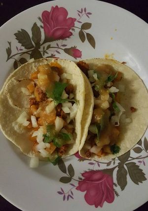 Una foto de 👌🌮Tacos de Choripapas🌮🌯