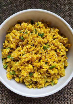A picture of Turmeric Brown Rice.