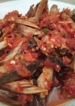 Foto resep Balado ikan tongkol suir jeruk limau