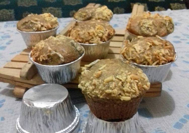 Banana Eggless Cup Cake