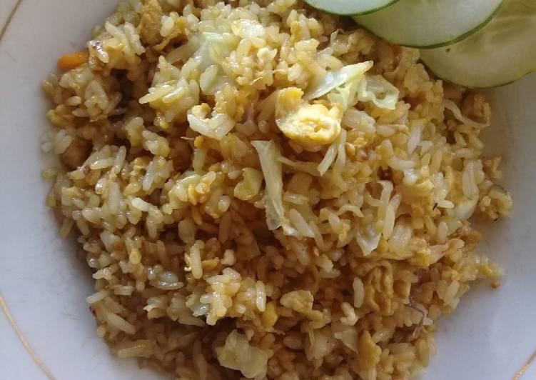 Resep Nasi goreng bumbu iris Jadi, mengenyangkan