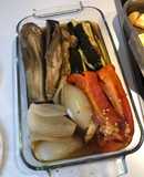 Verduras asadas para escalibada