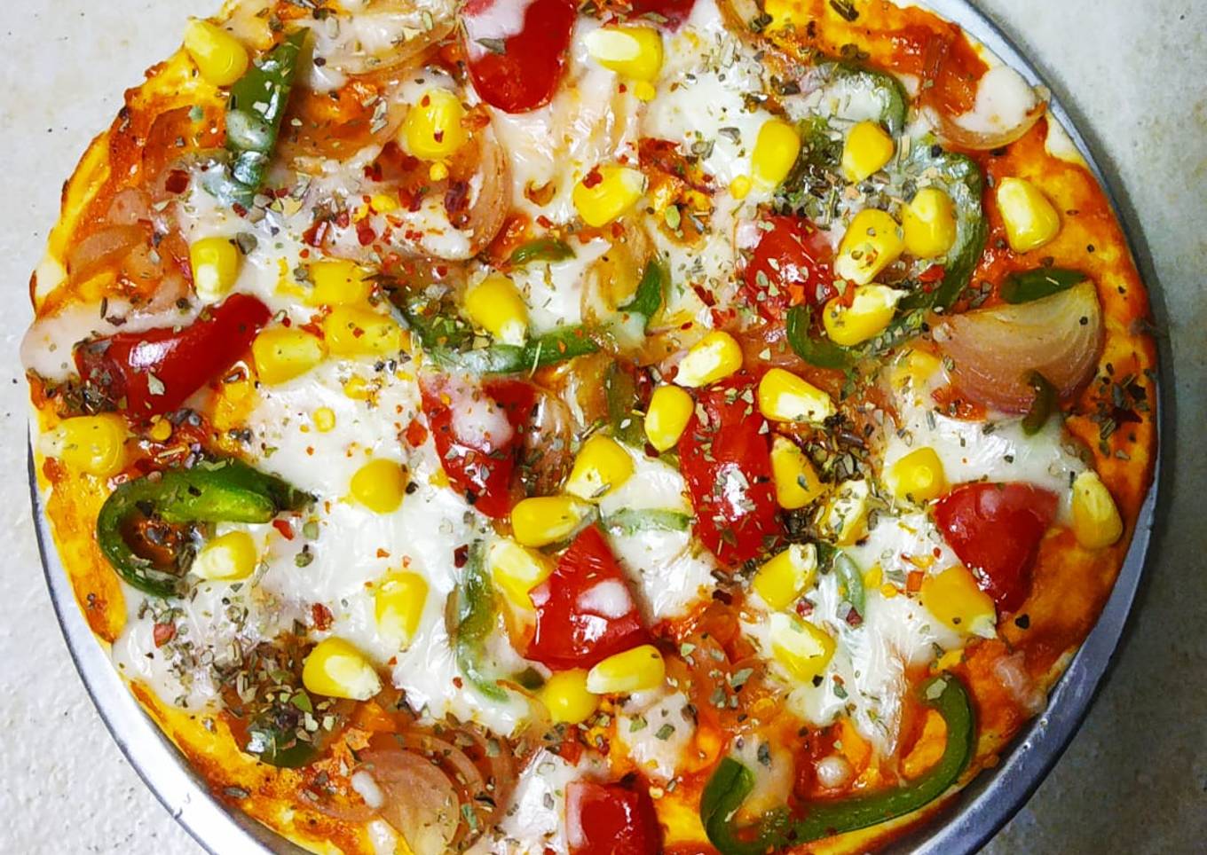Pizza in Kadhai