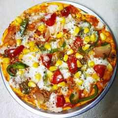 A picture of Pizza in Kadhai.