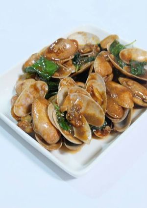 รูปของ หอยลายผัดน้ำพริกเผา