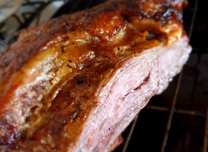 Una foto de Pulpon de vacío al horno, con pimentón y jengibre