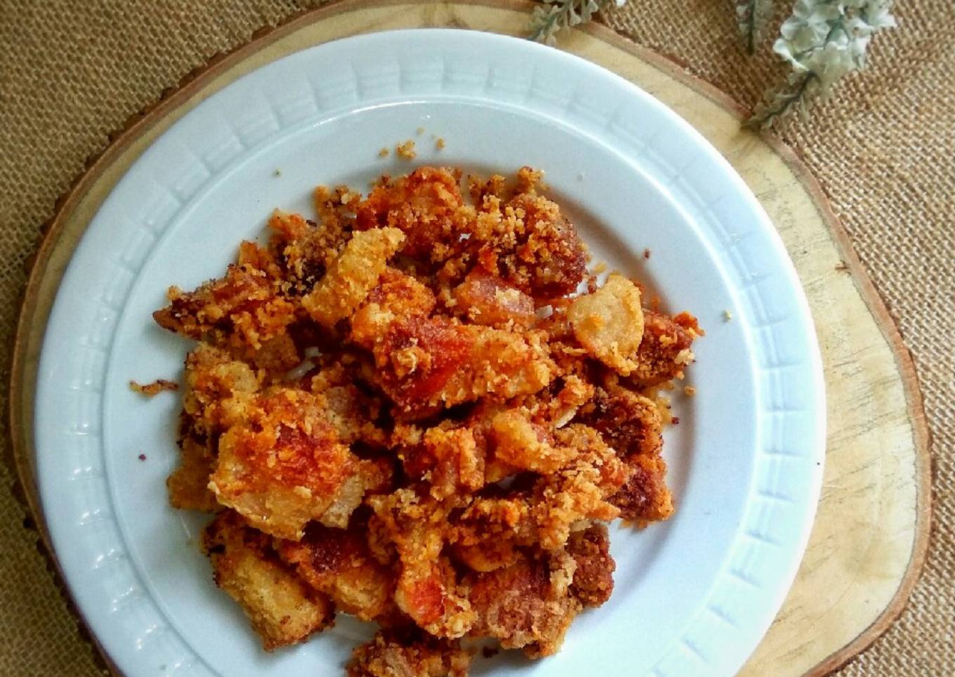 Samcan Goreng Crispy Ngohiong Bawang Putih