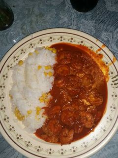 Una foto de Camarones a la diabla