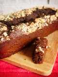 Torta tipo brownie con zucchini y banano