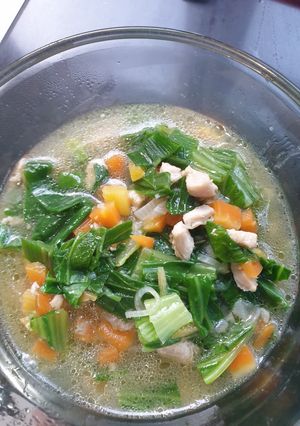 Foto resep Pokcoy Kuah Ayam MPASI