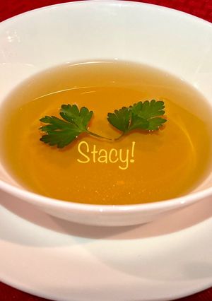 A picture of Classic Consommé (Clarified Stock)! [Step 2 of 2].