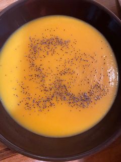 Una foto de Crema de Calabaza y Zanahorias