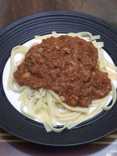 Foto resep Fettuccine With Bolognese Sauce