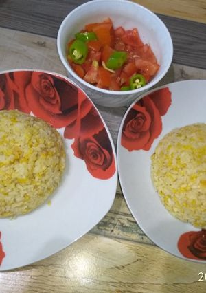 صورة لوصفة كشري بعدس اصفر