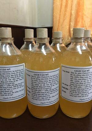 Hình của món Giấm táo Mỹ.