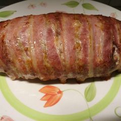 A picture of Speck and pancetta meatloaf.