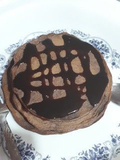 صورة لوصفة بان كيك الشوفان بالشوكولاتة 🥞🍫