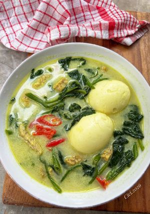 Foto resep Sayur telur kuah santan
