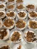 96. Puding cup coklat