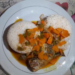 A picture of First time: Fish curry sauce.