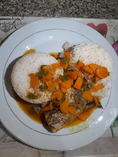 A picture of First time: Fish curry sauce.