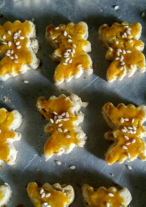 Foto resep Kue kacang wijen