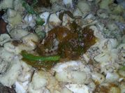 Una foto de pasta de atún y mayonesa