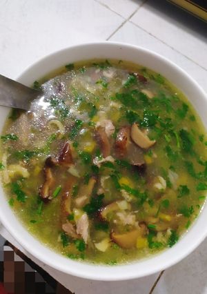Hình của món Súp gà rau củ.