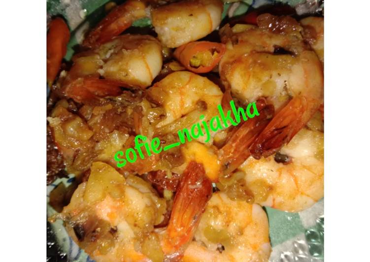 Bagaimana Membuat Udang simple, Enak