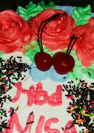 Foto resep Kue ultah brownis kukus