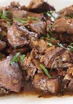 A picture of Stirfry beef liver.
