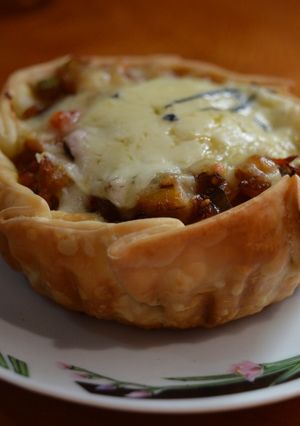 Una foto de Tarteletas de ratatouille y roquefort